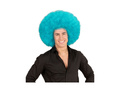 Błękitna duża peruka afro wysokiej jakości