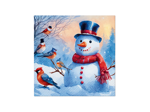 Serwetki papierowe Bałwanek - 33 cm - 20 szt.