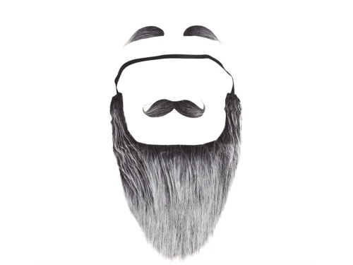 Moustache, beard and eyebrows