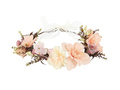 Garland with peach and pink flowers - 1 piece.