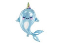 Narwhal foil balloon - 53 x 87 cm - 1 pc.