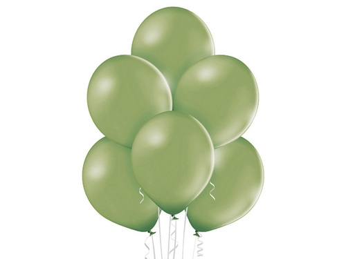 Rosemary pastel latex balloons - large - 50 pcs.