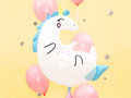 Unicorn foil balloon - 70 x 75 cm - 1 pc.