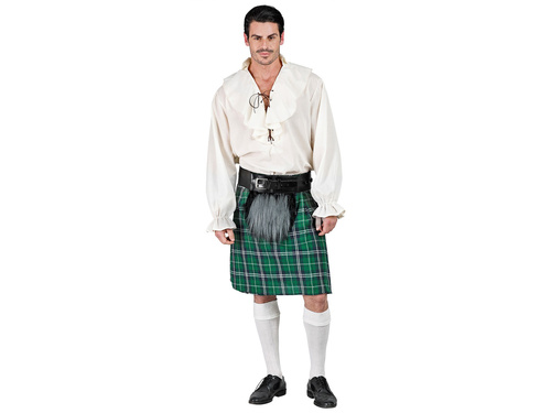 Szkocki kilt zielony - 1 szt.