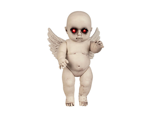 Dekoracja Aniołek ze świecącymi oczami - 30 cm - 1 szt.