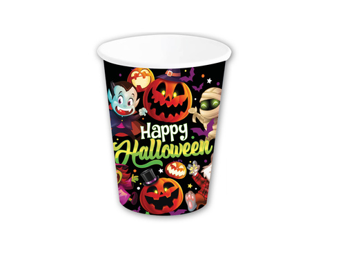 Halloween paper cups - 240 ml - 6 pcs