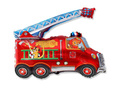 Fire truck foil balloon - 78 x 78 cm - 1 pc.