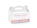 Decorative cake box white - 6 pc