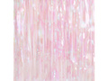 Curtain - holographic white door curtain - 100 x 250 cm