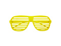 Shutter neon yellow glasses - 1 pc