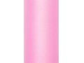 Plain pink tulle - 30 cm x 9 meters - 1 piece.