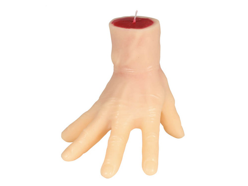 Bloody Hand Candle