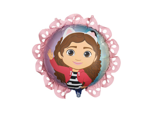Balon foliowy Koci Domek Gabi - 52x52 cm - 1 szt.