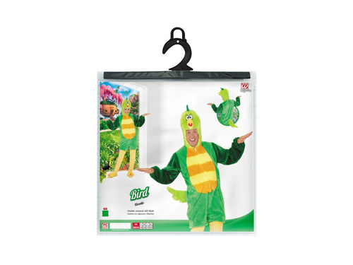 Pluszowy strój zielonego ptaka