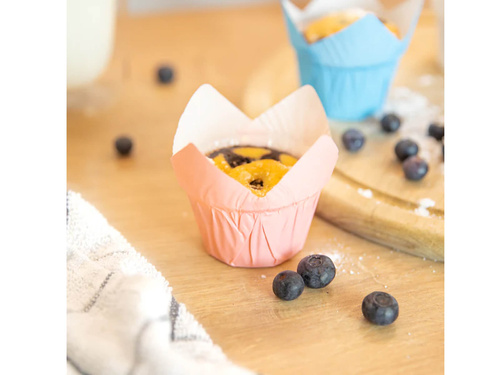 Papilotki do babeczek różowe - 20 szt.