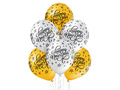 Happy New Year latex balloons - 30 cm - 6 pcs.