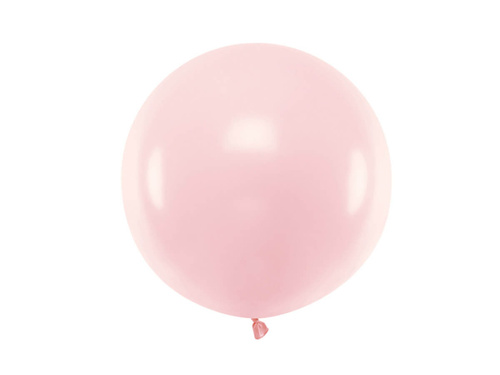 Giant balloon 60 cm in diameter - pastel pink.