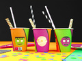 Halloween Monsters cups - 250 ml - 6 pcs.