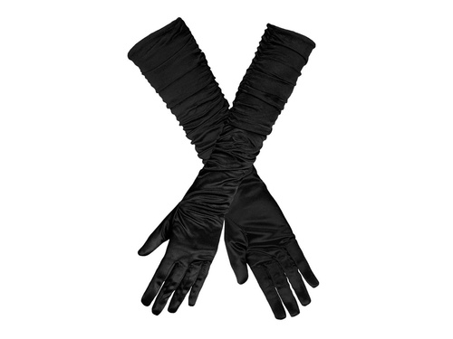 Pair of black gloves - 39 cm