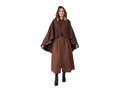 Peleryna z kapturem - brązowa - 90 cm