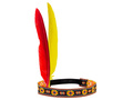 Native Indian headband with 2 feathers