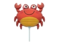 Balon foliowy do patyka Krab - 36 cm - 1 szt.
