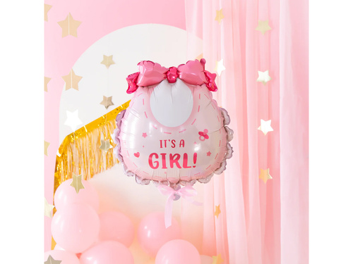 Balon foliowy Śliniaczek - It's a Girl - 1 szt.