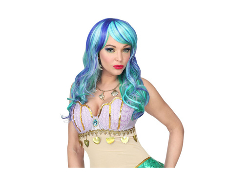 Peruka Leia Dream Hair niebiesko-turkusowa