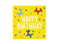 Serwetki urodzinowe Balonowy Piesek Happy Birthday - 33 cm - 16 szt.