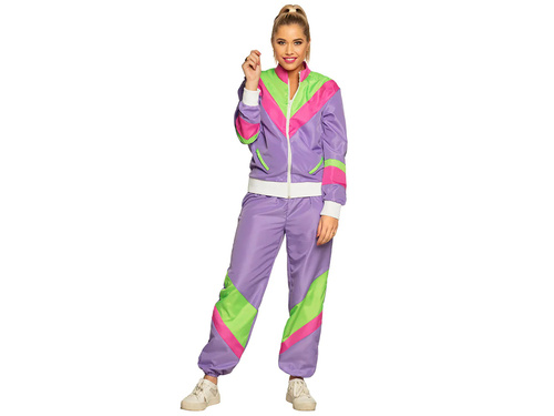 Kostium Disco Dres fioletowy dla kobiety - 1 szt.