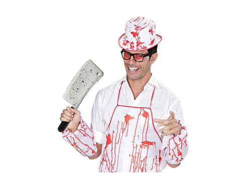 Zakrwawiony plastikowy tasak - 44 cm