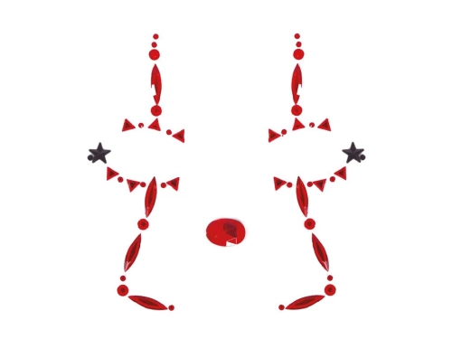 Facial Adhesive Decorations