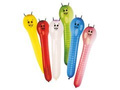 Balloons shapes smiling caterpillars - 60 cm - 6 pcs.