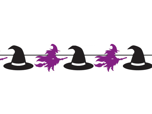 Bat Halloween garland - 300 cm - 1 pc
