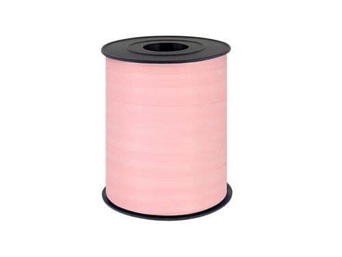 Decorative ribbon for balloons - pastel - pink - 225m