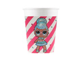 LOL Glitterati paper cups - 200 ml - 8 pcs.