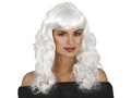 White Long Wig - 1 pc