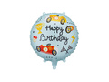 Balon foliowy Autka - 35x35 cm - 1 szt.