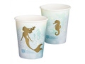 Paper cups Mermaid - 210 ml - 10 pcs.