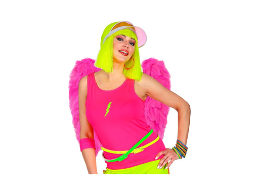 Różowe składane skrzydła z piór 50×50 cm