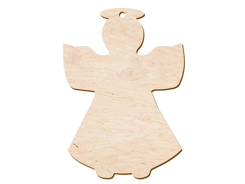 Zawieszka drewniana Aniołek - 10 cm - 1 szt.