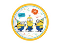 Talerzyki papierowe na urodziny Minionki - 23 cm - 8 szt.