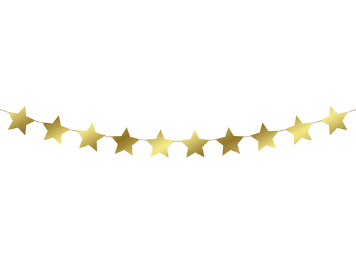 Gold star banner - 14 pcs.