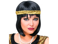 Black Headband Retro with plume - 1 pc