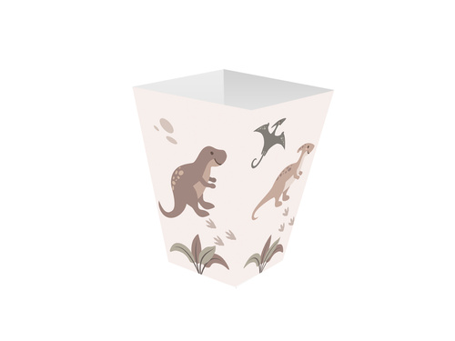Dinosaurs popcorn boxes - 6 pcs.