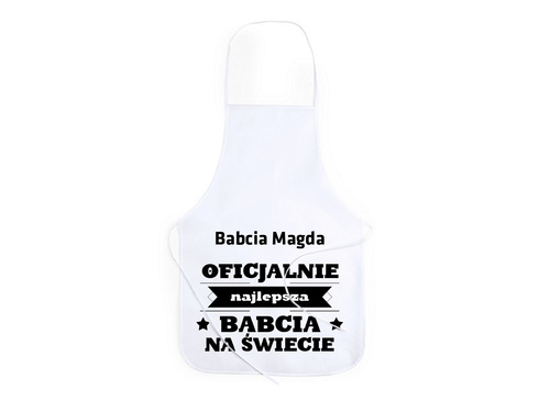 Fartuch kuchenny personalizowany na dzień babci - 1 szt.