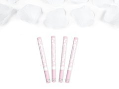 Rose petals cannon, 60 cm, white, 4 pc