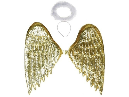 Gold Angel Wings - 40 x 35 cm