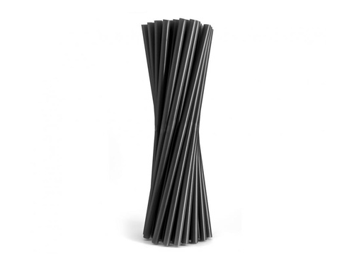 Black straws - 19 cm - 200 pcs
