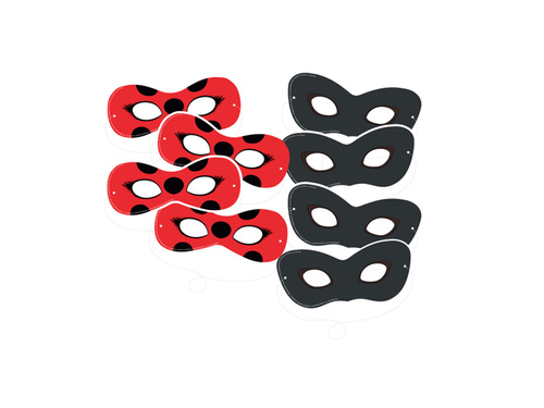 Miraculum eye masks - 8 pcs.